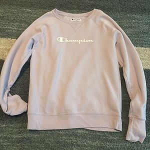 Light purple champion sweatshirt